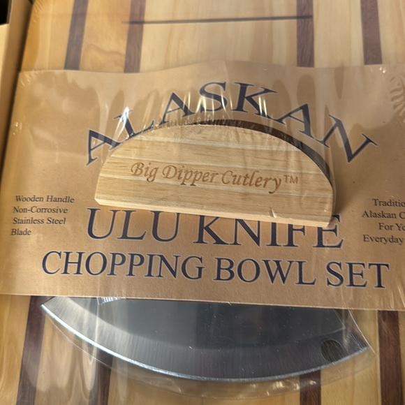 NIB ULU GIFT Set sALad ClaWs bOWl & Knife - Picture 5 of 6